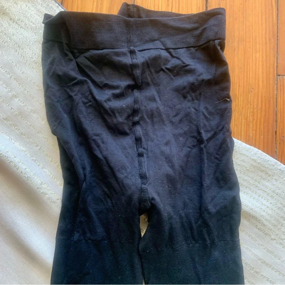 NWOT Sequin Sparkle Opaque Black Tights